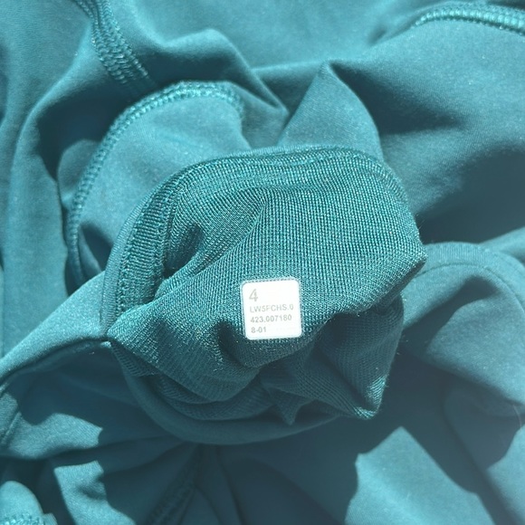 Lululemon Align High-Rise Mini-Flared Pant Extra Short Storm Teal size 4 NWT - Picture 4 of 5